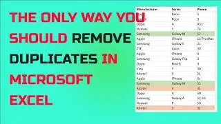 The Only Way You Should Remove Duplicates in Microsoft Excel