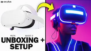 Unboxing POV + Setup Meta Quest 2 VR (2023)