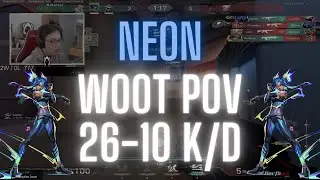 TH Wo0t POV Neon on Sunset 26-10 K/D (VALORANT Pro POV)