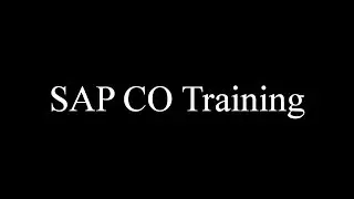 SAP CO Training - Introduction SAP CO (Video 1) | SAP CO Controlling