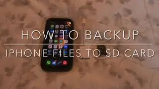 Part 2: How to backup files from iPhone to SD card