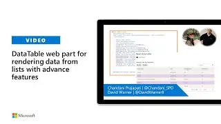 DataTable web part for rendering data from lists with advance features