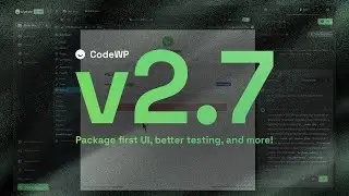 CodeWP v2.7 Release - A Package First UI - Use AI to make WordPress plugins and snippets