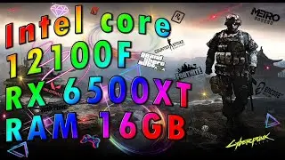 ХИТ 2022?!Сборка игрового ПК на Intel Core i3 12100f+RX6500XT.Тесты в 13 играх.Народная сборка!