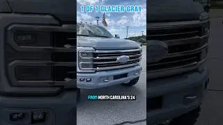 2024 Ford F450 LIMITED on 28” American Forces-GLACIER GRAY