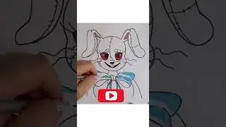 Как нарисовать Венни из ФНАФ 9 🐰 #shorts