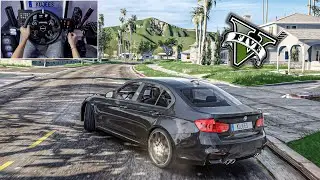 BMW M3 F80 Drifting in GTA V Map - Assetto Corsa | Moza R12