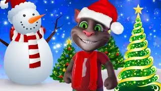 Feliz navidad🎄⛄, santa Claus - canciones navideñas / talking tom