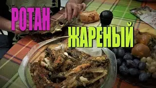 Ротан жареный .  Как мы жарим ротана .