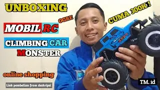 UNBOXING & REVEW | MAINAN RC MOBIL CLIMBING CAR | PAKET PEMBELIAN DI ONLINE SHOPPING CUMA 300RB!!!