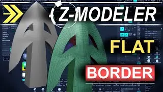ZBrush - ZModeler Target (Flat-Border)