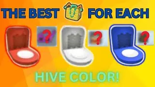 The *BEST* Beequips To Use For Each Hive Color | Roblox Bee Swarm Simulator