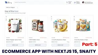 Build an E-Commerce App with Next.js 15 | Full-Stack Tutorial: Sanity, Clerk, Stripe | Part 5