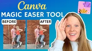 CANVA Magic Eraser!! How to remove items from a picture