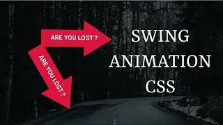 Swing Animation Using HTML & CSS