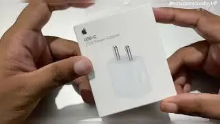 Unboxing New Apple 20w USB-C Power Adapter | Indian Variant | apple.com | ASMR