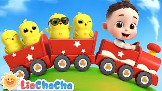 Five Little Chicks Song 2🐣| Little Chick Search Song | Nursery Rhymes | LiaChaCha