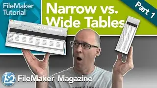 Narrow vs. Wide Tables (Part 1) - FileMaker Fundamentals