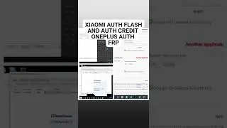 XIAOMI AUTH FLASH. ONEPLUS AUTH FLASH telegram grou https://t.me/Kbiswanath #xiaomi #oneplus #india