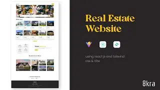 Build Responsive Real Estate Landing Page | React js With Vite & Tailwindcss