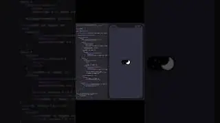 Custom darkmode toggle button made with SwiftUI 🌙☀️
