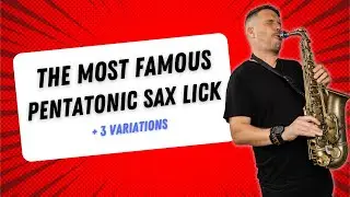 MOST FAMOUS PENTATONIC SAX LICK (pdf download)