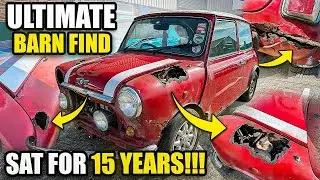 Restoring An Abandoned Classic Mini COOPER | FIRST DRIVE IN A RUST-BUCKET  - Part 2