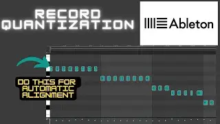 Ableton´s record quantization - MIDI tip for faster workflow #ableton #abletontutorial