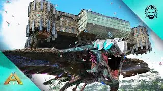 I Built a Gigantic Sky Castle on my Desert Titan! - ARK Survival Evolved [E145]