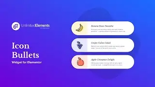 Icon Bullets Widget for Elementor