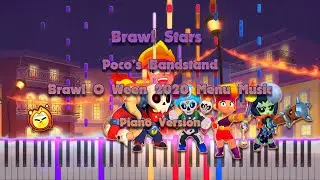 Brawl Stars Brawl O Ween 2020 Poco's Bandstand Menu Music Piano