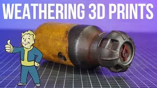 Weathering 3D Prints | Fallout Fusion Core Phone Charger