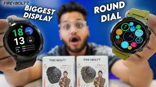 1.6 inch Biggest Round Dial Smartwatch | Fireboltt Sphere Unboxing And Review