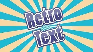 Retro Text Tutorial | Belajar CorelDRAW