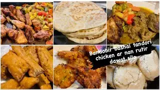 Bandobir bashai tandori chicken ar nan rutir dawat