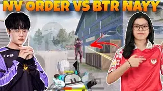 NV Order vs BTR NAYY 1v1 TDM In PUBG Mobile!!😱🔥 Team NOVA Playing PUBG Mobile!!❤️