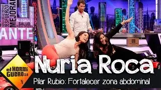 Ejercicios de obliuos y core con coches de juguete con Pilar Rubio en El Hormiguero 3.0