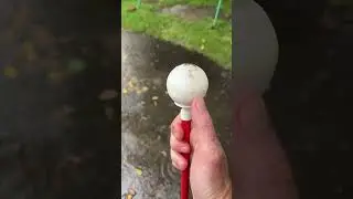 How a large puddle sounds to someone who is blind…when using different cane tips 