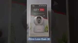 Wifi Camera price under Rs1000 Cpplus ezy lite pan & tilt wifi camera unboxing video