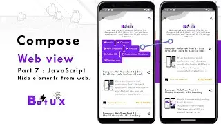 Compose WebView Part 7 | Hide elements from web view