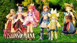 VISIONS OF MANA - All Cutscenes (Full Game Movie) 4K60 UHD