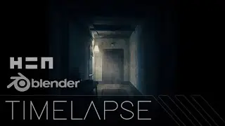 Blender Timelapse - Resident Evil 8 Hallway (NFT)