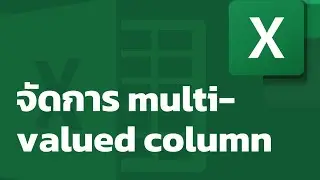 สอน Excel: การทำงานกับ multi-valued column (คอลัมน์ที่แต่ละเซลล์เก็บค่าหลายค่า)