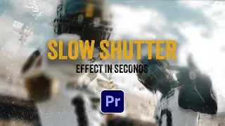 SLOW SHUTTER effect in SECONDS!