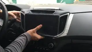 Установка головного устройства Vomi ST2827-T3 на Hyundai Creta