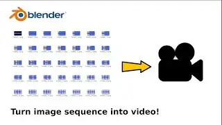 Blender - turn an image sequence into a video