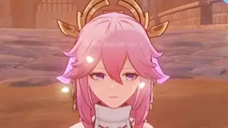 Yae Miko Get's A Little Bit Angry If You Cancel Her Animations | Genshin Impact