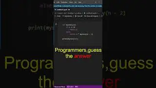 Can You Solve This Recursive Function? 🔄 #ytshorts #shorts #youtubeshorts