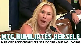 Marjorie Greene Accidentally Praises Joe Biden During Committee Hearing