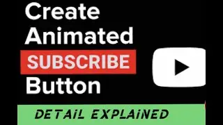 How To Make Animated Subscribe Button With Sound Effect Using Iphone